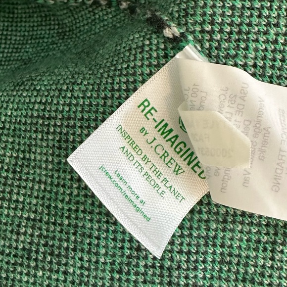 NWOT J. Crew Ella Plaid Open Front Sweater Blazer Long Cardigan Size XS - Picture 5 of 5